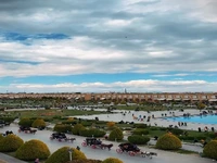 نمایی از میدان نقش جهان از ایوان عالی قاپو