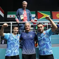 صعود تیمهای تنیس روی میز دوبل مردان و بانوان به یک چهارم نهایی
