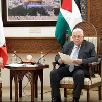 عباس و مکرون درباره غزه و بحران اقتصادی فلسطین رایزنی کردند