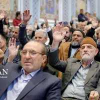 آیین افتتاحیه اجلاس بین‌المللی پیرغلامان حسینی در حرم مطهر رضوی