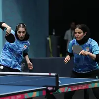 بازی‌های کشورهای اسلامی؛ قطعی شدن برنز تیم تنیس روی میز دوبل بانوان ایران