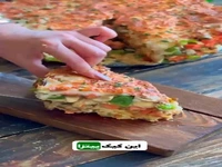 کیک پیتزا یک غول خوشمزه 