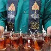 حال و هوای باصفا چایخانه حرم مطهر رضوی 