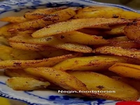 بال مرغ با سیب‌زمینی مخصوص معطر