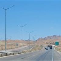 اجرای روشنایی سه راهی روم محور قائن -بیرجند