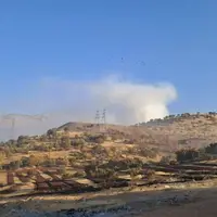 مهار آتش‌سوزی سایت زباله‌ جوانرود؛ مدارس نوبت بعدازظهر تعطیل شد