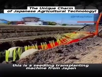 دستگاه نشاگر ساخت ژاپن با 264 نشاء در دقیقه!