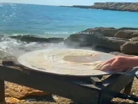 «نان تموشی» نان سنتی هرمزگان