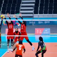 دختران والیبال به مرحله رده‌بندی صعود کردند