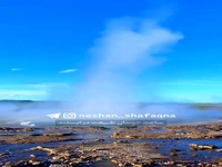 آبفشان جوشان ساعت طبیعت ایسلند