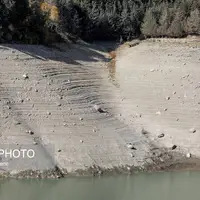 عکس/ وضعیت بحرانی سد لتیان