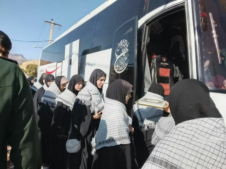 اعزام ششمین کاروان راهیان نور کهگیلویه وبویراحمد به مناطق عملیاتی جنوب