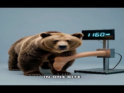 ‏مقایسه قدرت آرواره حیوانات هنگام گاز گرفتن