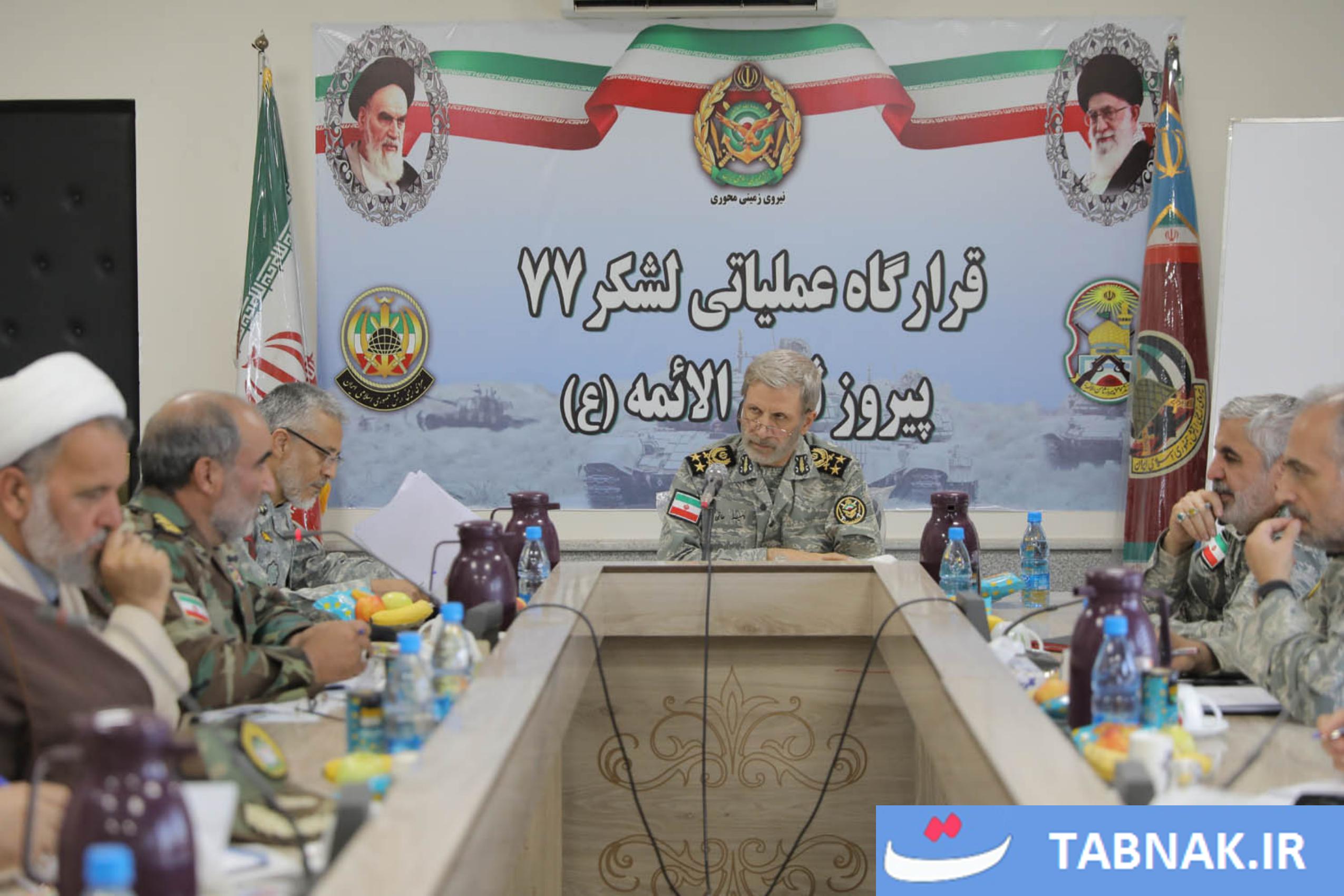 بازدید فرمانده کل ارتش از روند احداث دیوار مرزی در شمال شرق کشور