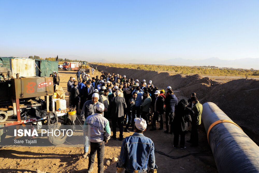 📷 پروژه خط انتقال آب به شهرهای شمالی استان کرمان از خلیج فارس