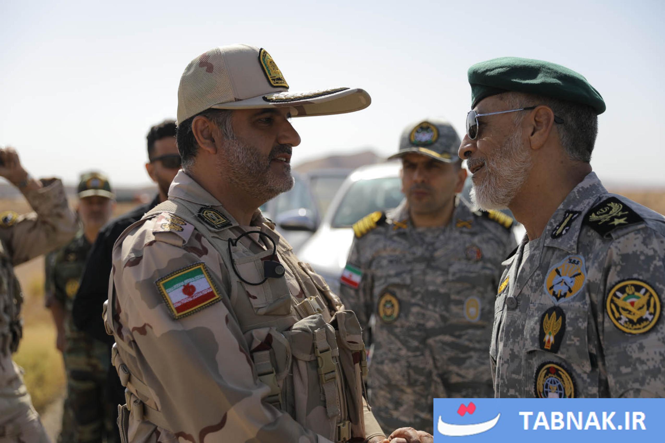 بازدید فرمانده کل ارتش از روند احداث دیوار مرزی در شمال شرق کشور