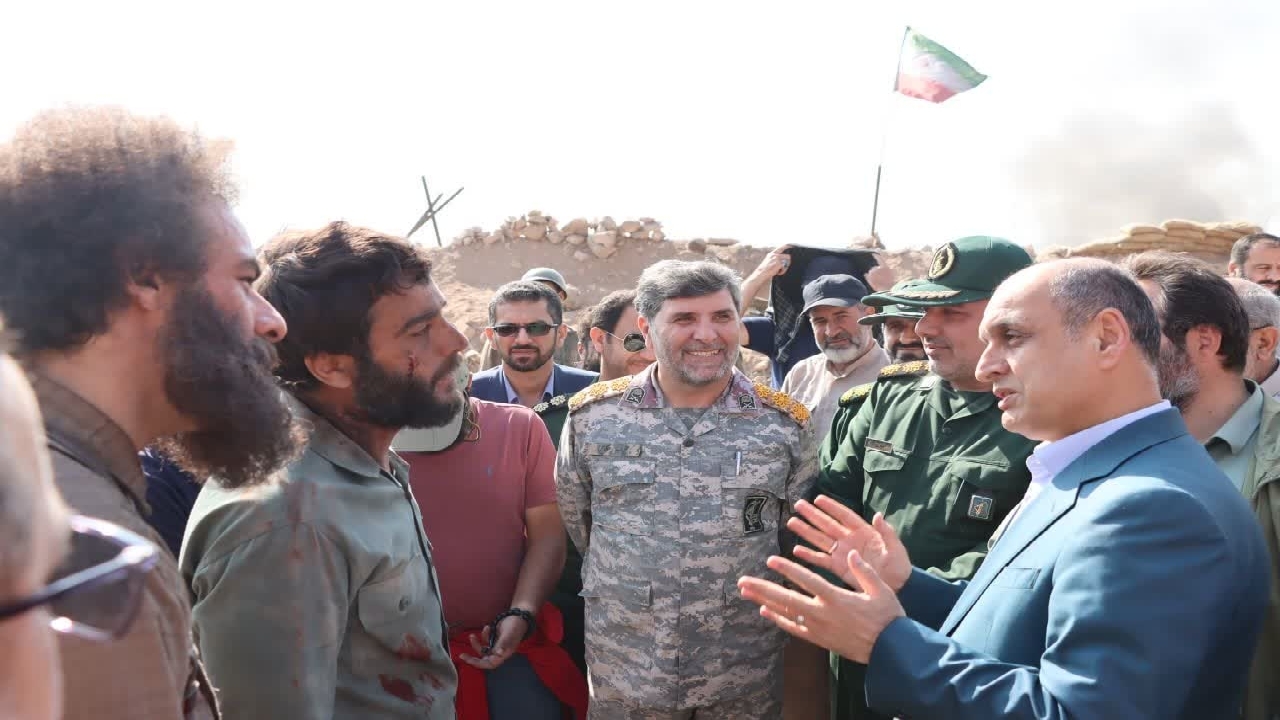 بازدید استاندار گیلان از صحنه فیلمبرداری فیلم شهید املاکی