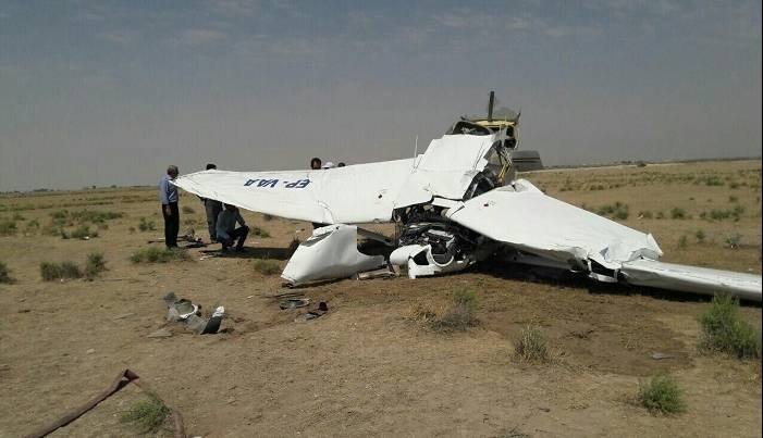 حادثه برای هواپیمای تفریحی در نوشهر