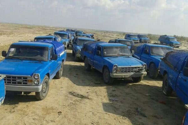 توقیف ۱۴ خودروی شوتی در هرمزگان