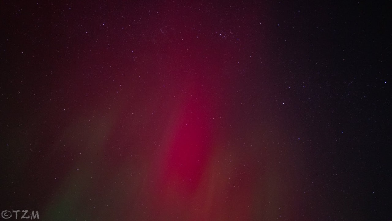 تصاویری تماشایی از شفق قطبی در میشیگان آمریکا