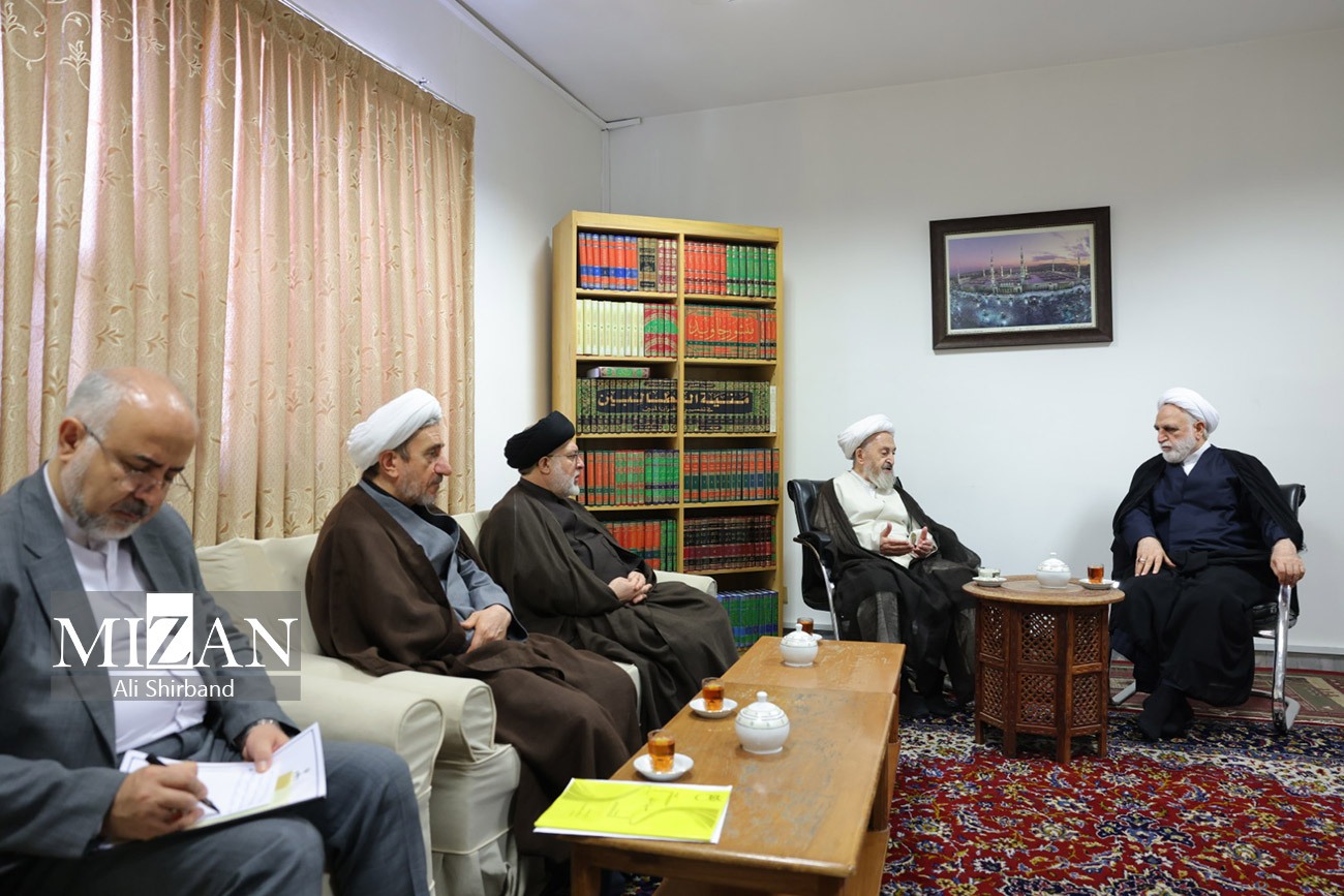 عکس/ دیدار رئیس قوه قضاییه با مراجع عظام تقلید