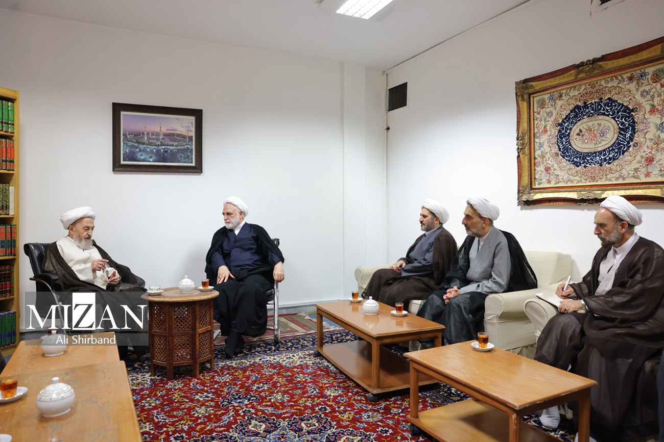 عکس/ دیدار رئیس قوه قضاییه با مراجع عظام تقلید