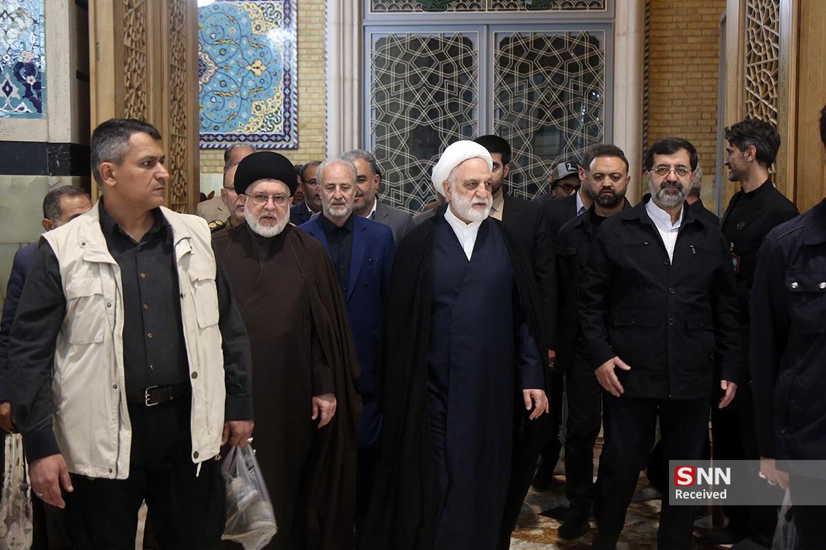 عکس/ سفر رئیس قوه قضائیه به قم