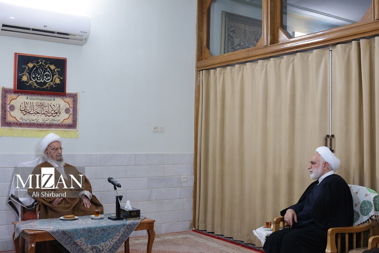 عکس/ دیدار رئیس قوه قضاییه با مراجع عظام تقلید