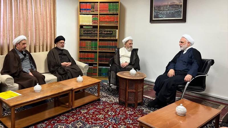 رییس قوه قضاییه با آیتالله سبحانی دیدار کرد