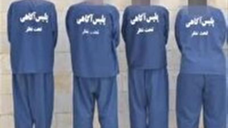 دستگیری ۴ سارق خودرو و کشف ۵ دستگاه خودروی مسروقه در کمیجان