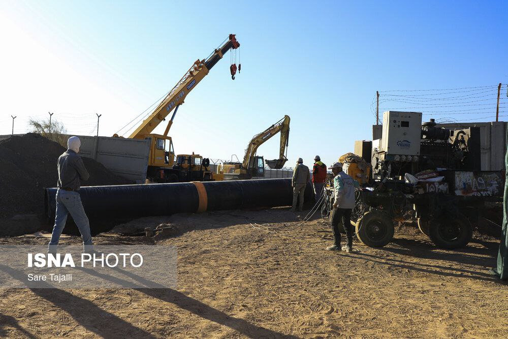 پروژه خط انتقال آب به شهرهای شمالی استان کرمان از خلیج فارس  