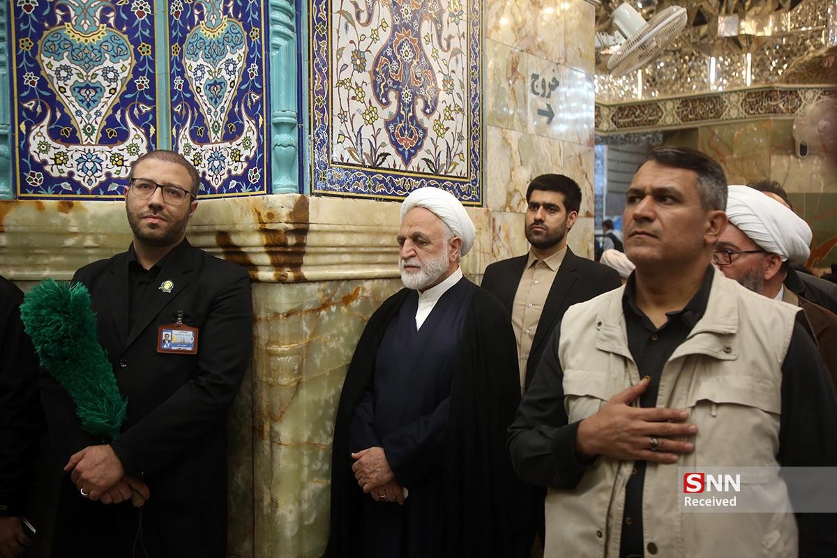 عکس/ سفر رئیس قوه قضائیه به قم