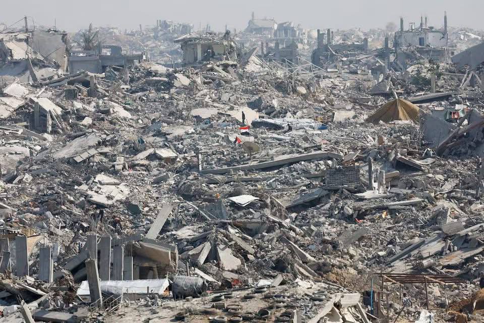 عکس/حجم تخریب و آوار در غزه پس از دو سال نسل‌کشی رژیم صهیونیستی