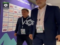 ورود بازیکنان تیم ملی ایران به ورزشگاه العین