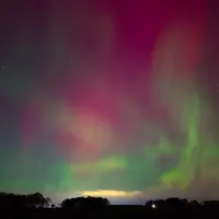 تصاویری تماشایی از شفق قطبی در میشیگان آمریکا