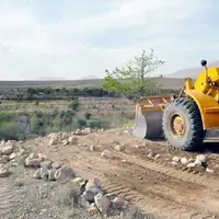 ۱۴ ساخت‌وساز غیرمجاز در حریم رودخانه هزاردشت آبعلی تخریب شد