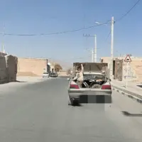 حمل کودک در صندوق عقب خودرو!