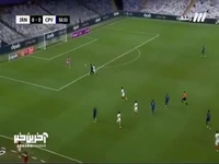 موقعیت برای ایران که توپ از روی خط دروازه کیپ ورد برگشت داده شد