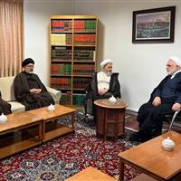 رییس قوه قضاییه با آیت‌الله سبحانی دیدار کرد