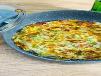 پیتزا تابه‌ای رو ده دقیقه ای درست کن