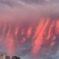 ابرهای عجیب ماموتی در ترکیه