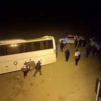 انحراف اتوبوس در محور نیشابور به سبزوار ۲۳ مصدوم بر جای گذاشت