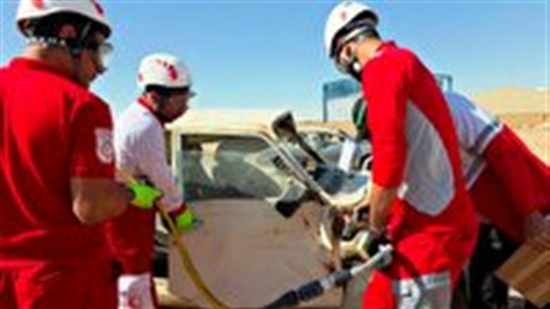 رقابت ۱۱۰ نجاتگر یزدی در مسابقات تخصصی امداد و نجات هلال احمر