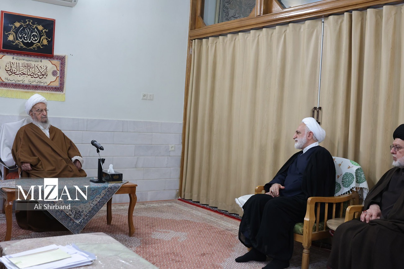 عکس/ دیدار رئیس قوه قضاییه با مراجع عظام تقلید