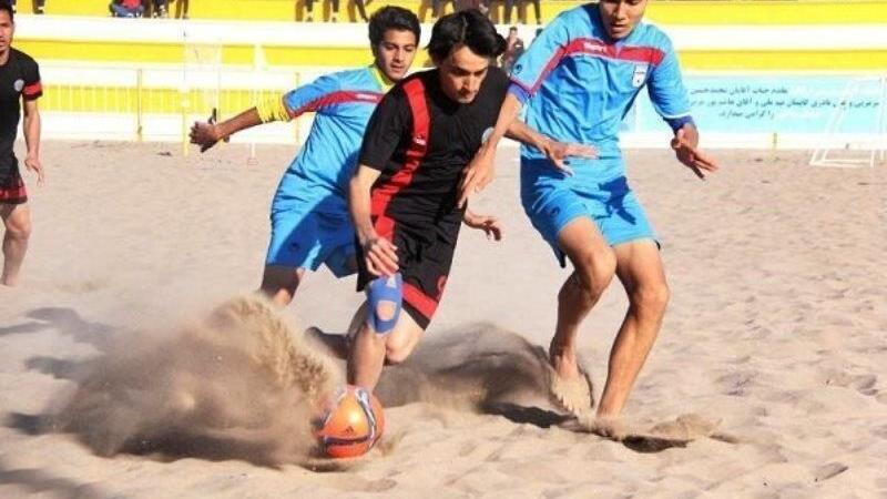 تیم فوتبال ساحلی ملاباشی یزد مغلوب عنبرآباد کرمان شد
