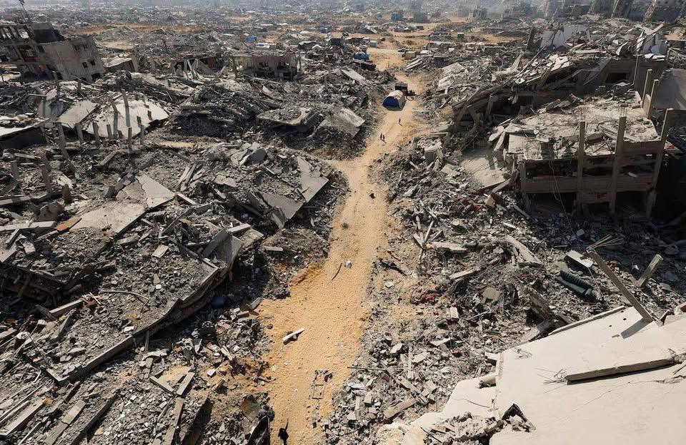 عکس/حجم تخریب و آوار در غزه پس از دو سال نسل‌کشی رژیم صهیونیستی