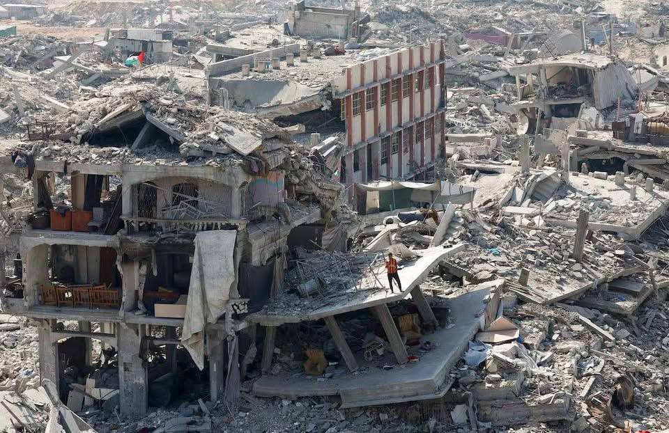 عکس/حجم تخریب و آوار در غزه پس از دو سال نسل‌کشی رژیم صهیونیستی