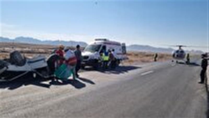 پنج مصدوم و یک فوتی در محور یزد – بافق