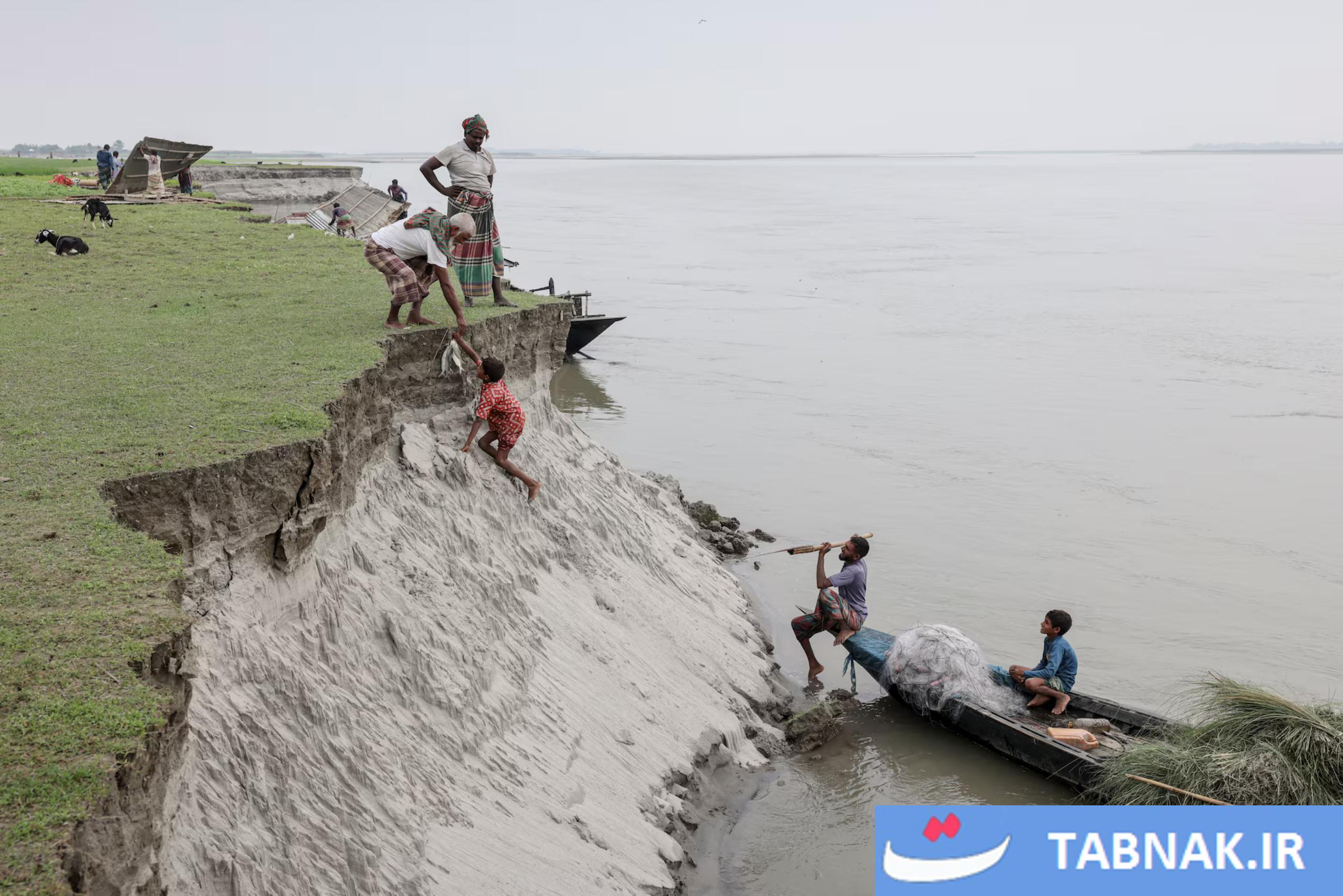 تأثیر تغییرات اقلیمی بر زمینهای کشاورزی بنگلادش