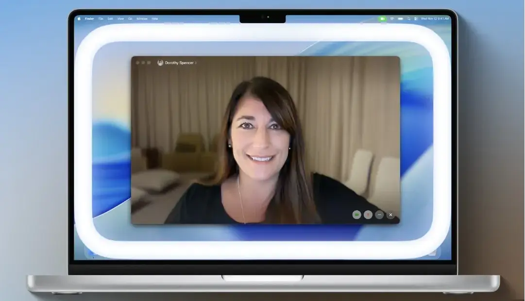 لپتاپهای اپل با روشی خلاقانه، نمایشگر را به رینگلایت تبدیل میکنند!